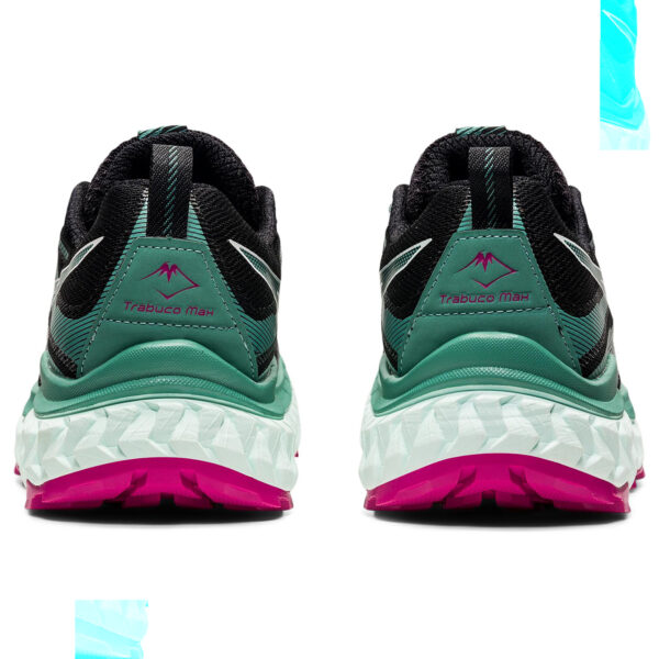 Asics Women's Trabuco Max - Black/Soothing Sea - Image 5