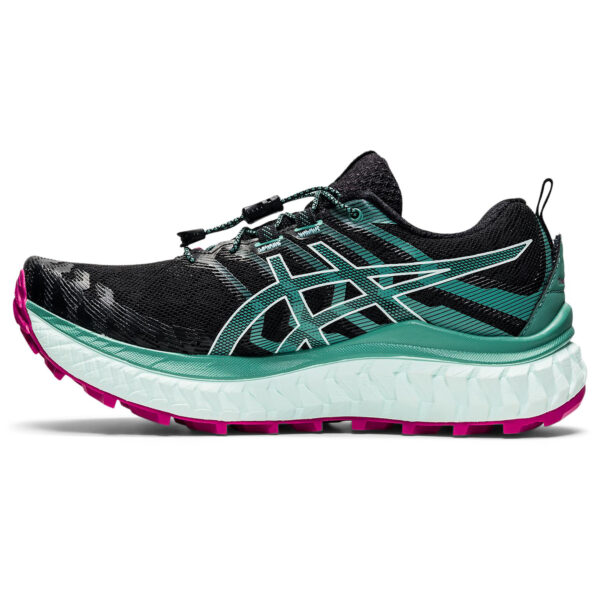 Asics Women's Trabuco Max - Black/Soothing Sea - Image 2