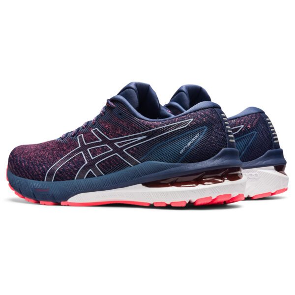 Asics Women's GT-2000 10 - Blazing Coral/Thunder Blue - Image 4
