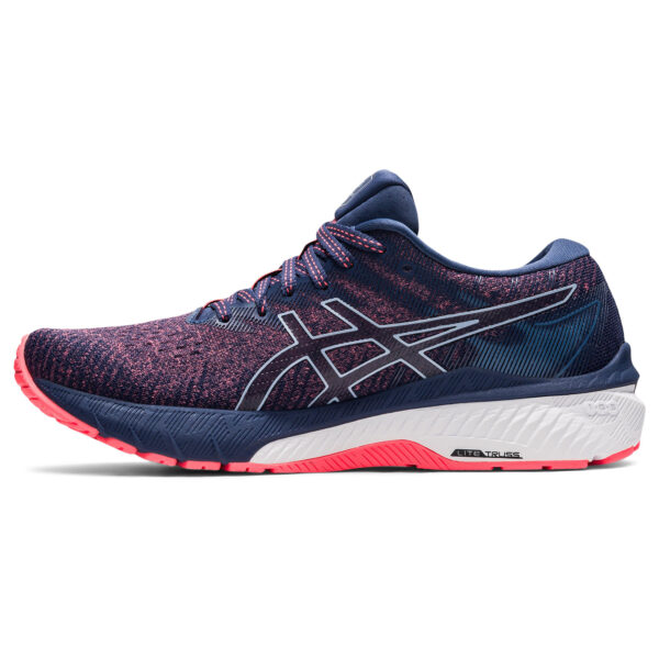 Asics Women's GT-2000 10 - Blazing Coral/Thunder Blue - Image 2