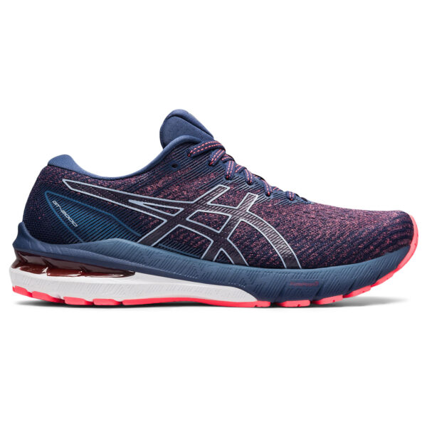 Asics Women's GT-2000 10 - Blazing Coral/Thunder Blue