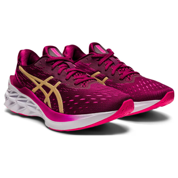 Asics Women's Novablast 2 - Dried Berry/Champagne - Image 3