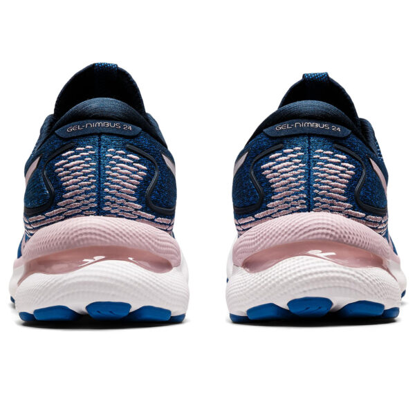 Asics Women's Gel-Nimbus 24 - French Blue/Barely Rose - Image 5