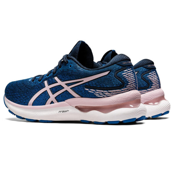 Asics Women's Gel-Nimbus 24 - French Blue/Barely Rose - Image 4