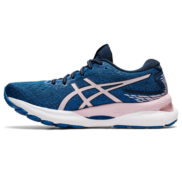 Asics Women's Gel-Nimbus 24 - French Blue/Barely Rose - Image 2