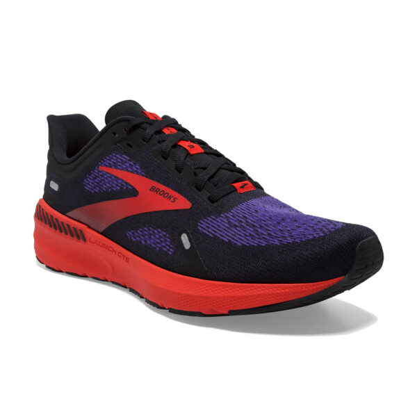 Brooks Men's Launch GTS 9 - Black/Deep Blue/Red - Image 3
