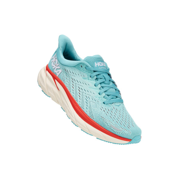 Hoka Women's Clifton 8 - Aquarelle/Eggshell Blue - Image 2