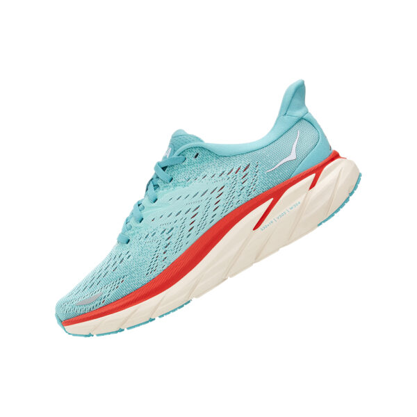 Hoka Women's Clifton 8 - Aquarelle/Eggshell Blue - Image 5