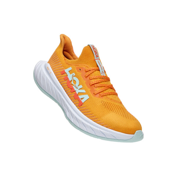 Hoka Men's Carbon X 3 - Radiant Yellow/Camellia - Image 2