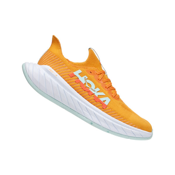 Hoka Men's Carbon X 3 - Radiant Yellow/Camellia - Image 3