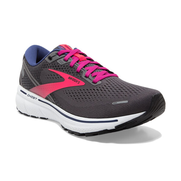 Brooks Women's Ghost 14 - Pearl/Black/Pink - Image 3