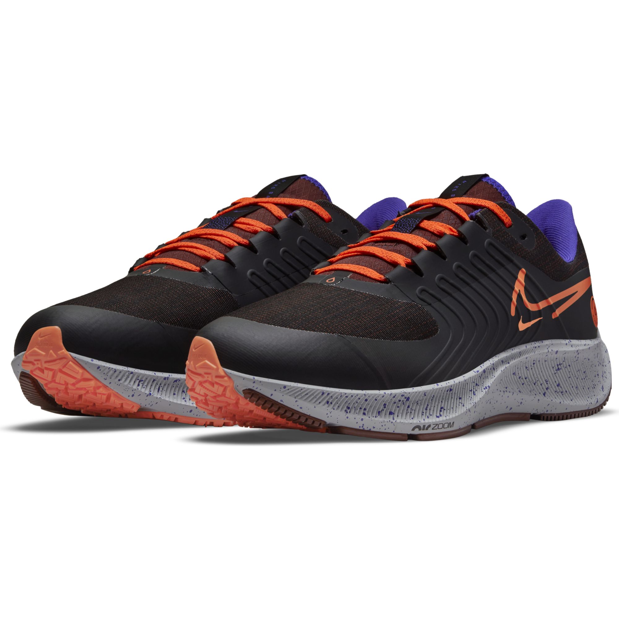 Nike Men s Air Zoom Pegasus 38 Shield Black Orange Total Orange Bronze Eclipse Running Bath