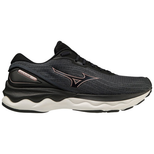 Mizuno Women s Wave Skyrise 3 Black Rose Copper Nimbus Cloud