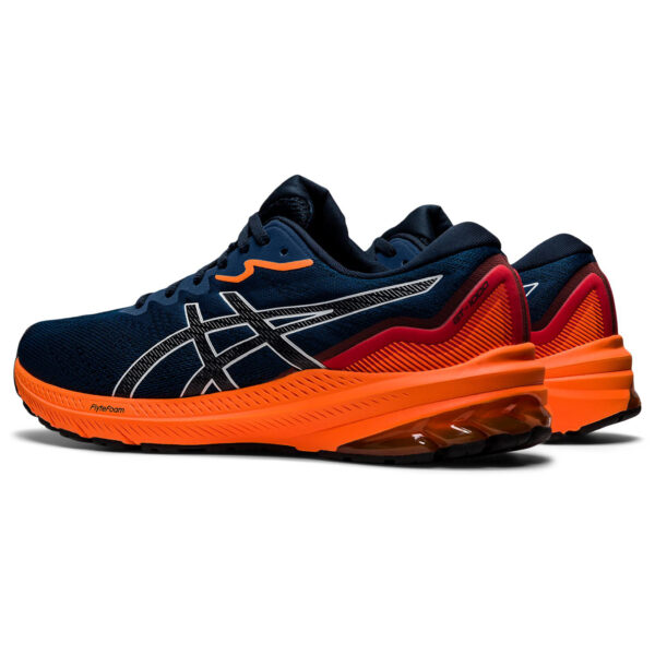 Asics Men's GT-1000 11 - French Blue/Shocking Orange - Image 4