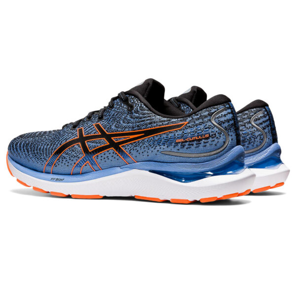 Asics Men's Gel-Cumulus 24 - Black/Shocking Orange - Image 4