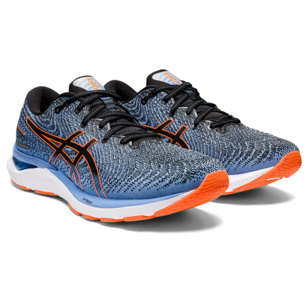 Asics Men's Gel-Cumulus 24 - Black/Shocking Orange - Image 3