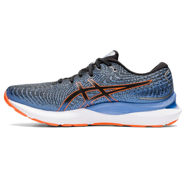 Asics Men's Gel-Cumulus 24 - Black/Shocking Orange - Image 2