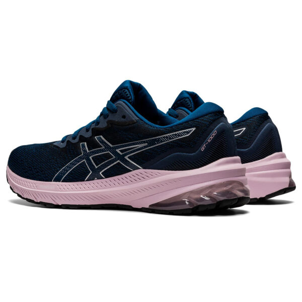 Asics Women's GT-1000 11 - Mako Blue/Barely Rose - Image 4