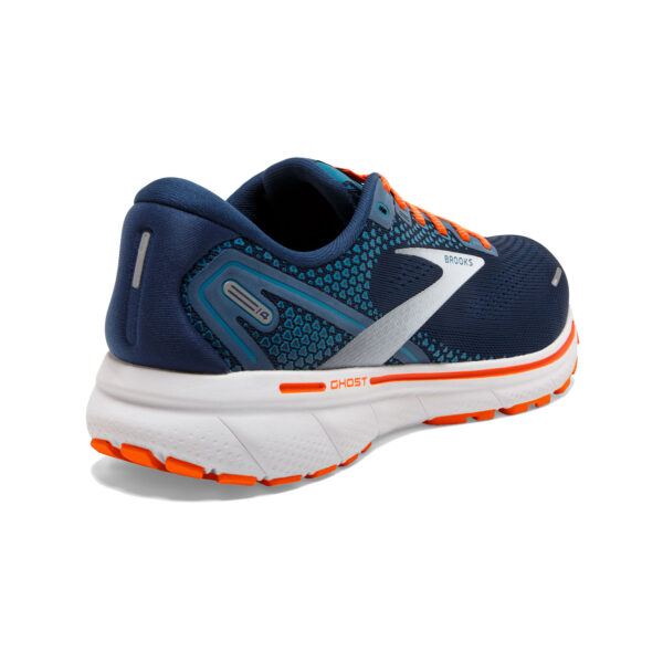 Brooks Men's Ghost 14 - Titan/Teal/Flame - Image 4
