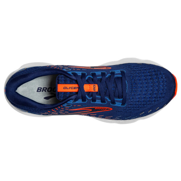 Brooks Men's Glycerin 20 - Blue Depths/Palace Blue/Orange - Image 5