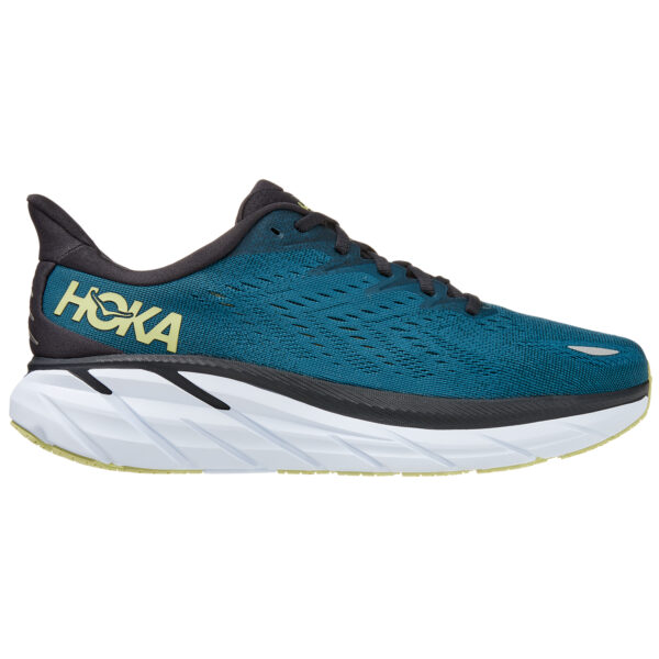 Hoka Men's Clifton 8 Wide - Blue Coral / Butterfly
