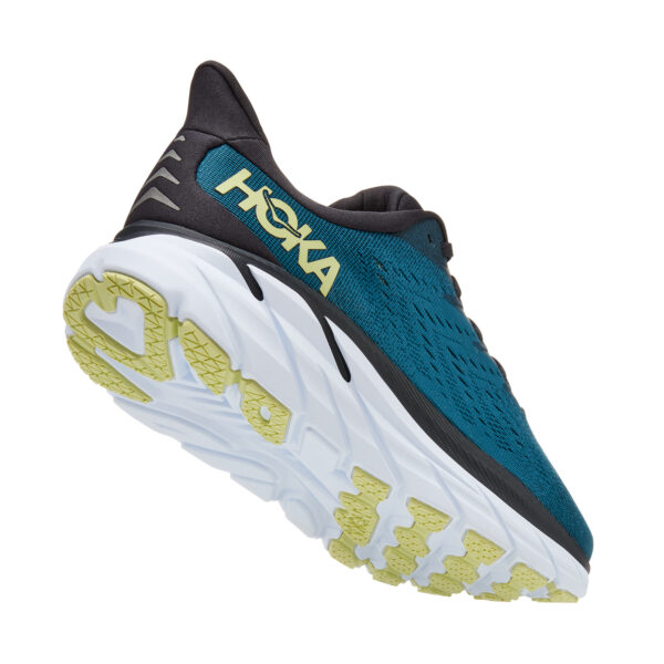 Hoka Men's Clifton 8 Wide - Blue Coral / Butterfly - Image 4