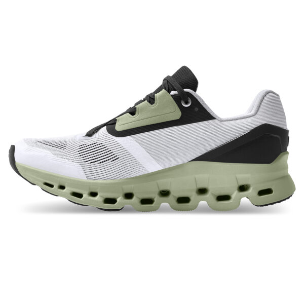 On Running Women's Cloudstratus - White/Black - Image 2