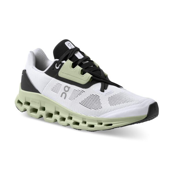 On Running Women's Cloudstratus - White/Black - Image 3