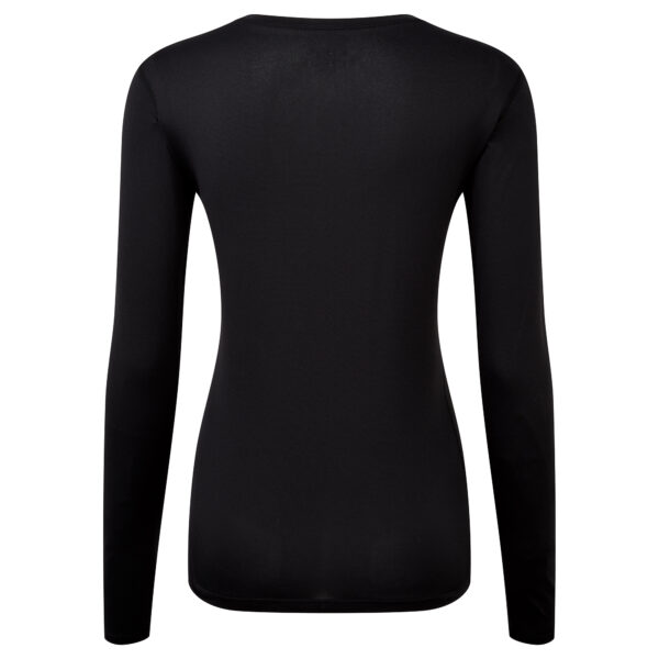 Ronhill Women's Core L/S Tee - Black/Bright White - Image 2