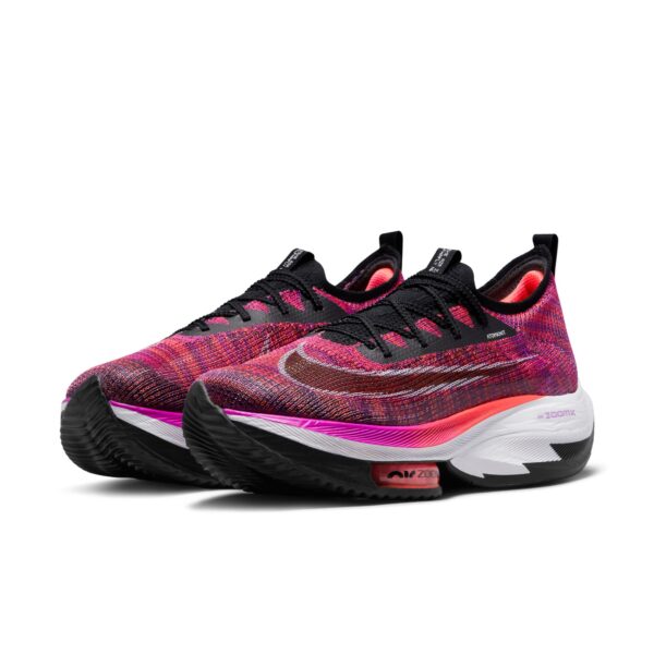 Nike Men's Air Zoom Alphafly NEXT% Flyknit - Hyper Violet/Black/Flash Crimson/Black - Image 3