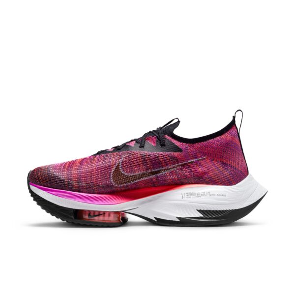 Nike Men's Air Zoom Alphafly NEXT% Flyknit - Hyper Violet/Black/Flash Crimson/Black - Image 2