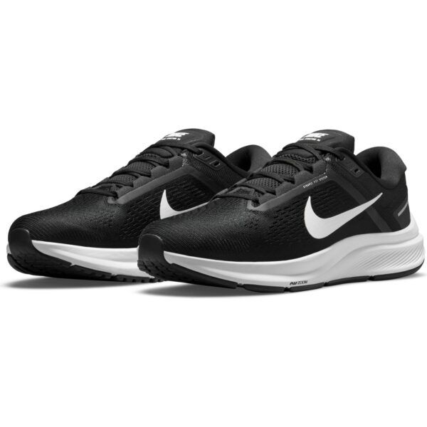 Nike Men's Air Zoom Structure 24 - Black/White - Image 3