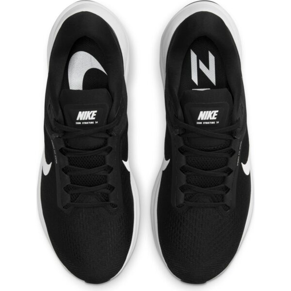 Nike Men's Air Zoom Structure 24 - Black/White - Image 5