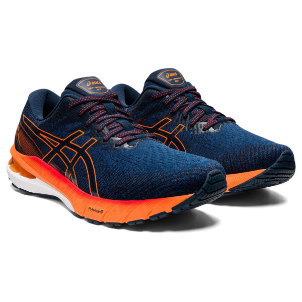 Asics Men's GT-2000 10 - Mako Blue/Shocking Orange - Image 3