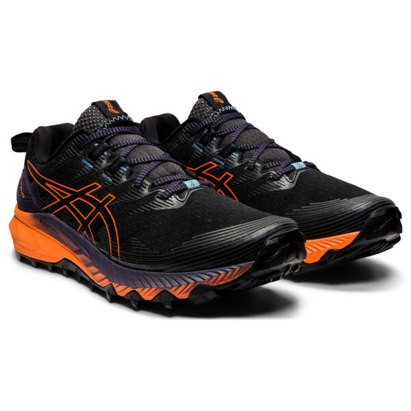 Asics Men's Gel-Trabuco 10 - Black/Shocking Orange - Image 3