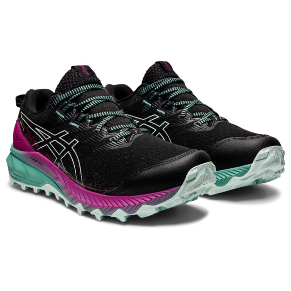 Asics Women's Gel-Trabuco 10 GTX - Black/Soothing Sea - Image 3