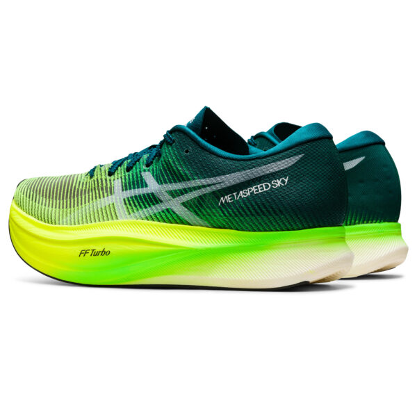 Asics Metaspeed Sky+ - Velvet Pine/Safety Yellow - Image 4