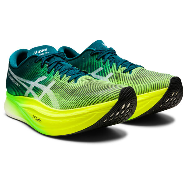 Asics Metaspeed Sky+ - Velvet Pine/Safety Yellow - Image 3