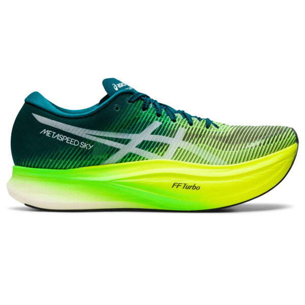 Asics Metaspeed Sky+ - Velvet Pine/Safety Yellow