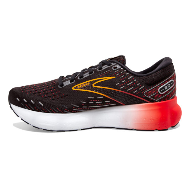 Brooks Men's Glycerin 20 - Black/Blackened Pearl/Fiery Red - Image 2