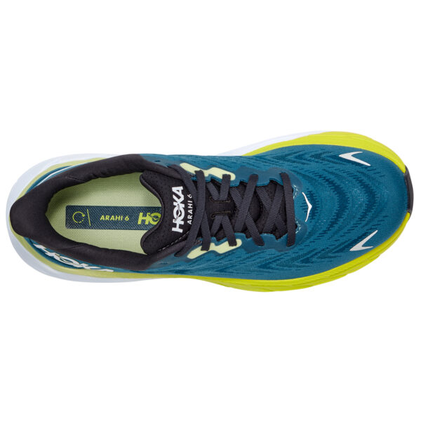 Hoka Men's Arahi 6 - Blue Graphite/Blue Coral - Image 6