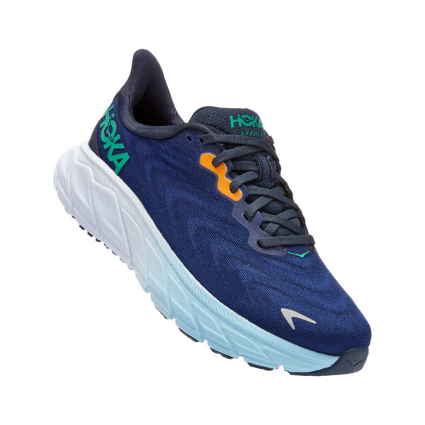Hoka Women's Arahi 6 - Outer Space/Bellwether Blue - Image 2
