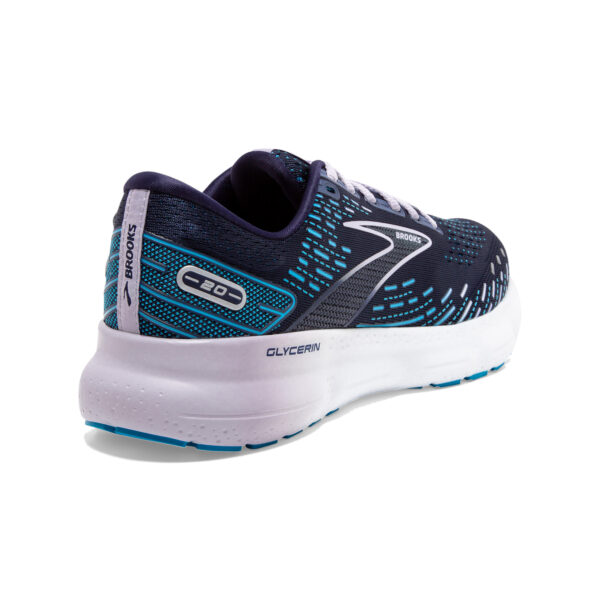 Brooks Women's Glycerin 20 - Peacoat/Ocean/Pastel Lilac - Image 4