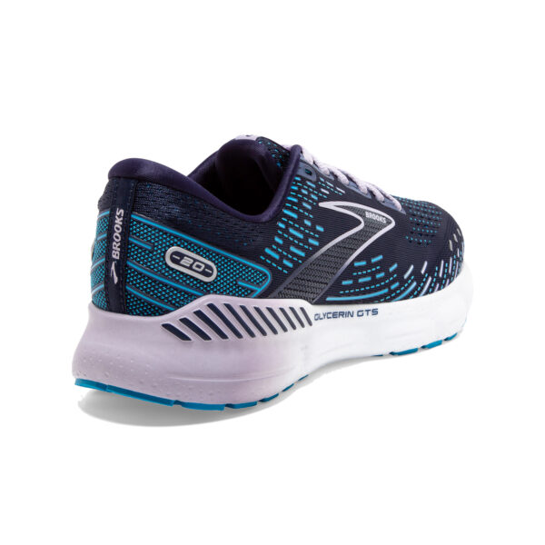 Brooks Women's Glycerin GTS 20 - Peacoat/Ocean/Pastel Lilac - Image 4