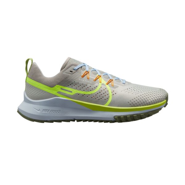 Nike Men's React Pegasus Trail 4 - Lt Iron Ore/Volt/Cobblestone
