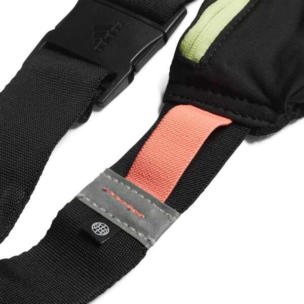 adidas Run Belt - Black/Pulse Lime/Reflective Silver - Image 3