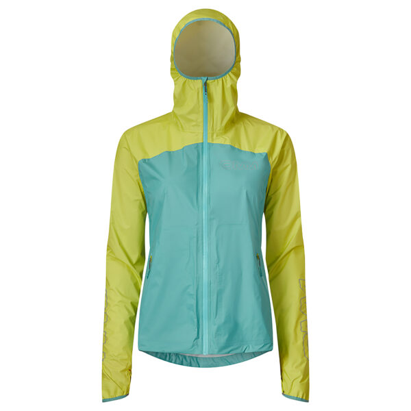 OMM Women's Halo+ Jacket - Aqua/Yellow - Image 2