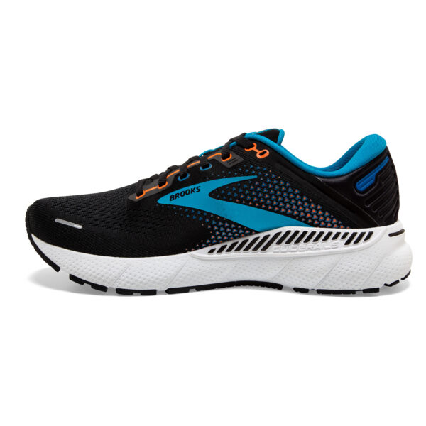 Brooks Men's Adrenaline GTS 22 - Black/Blue/Orange - Image 2