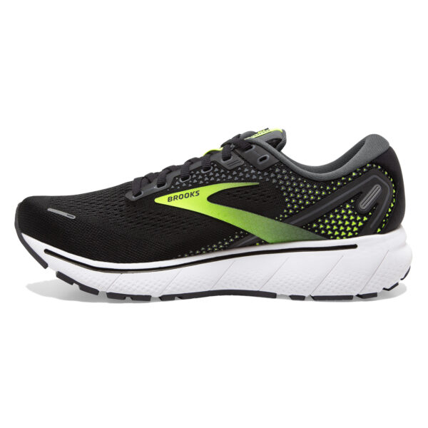 Brooks Men's Ghost 14 Wide - Black/Pearl/Nightlife - Image 2