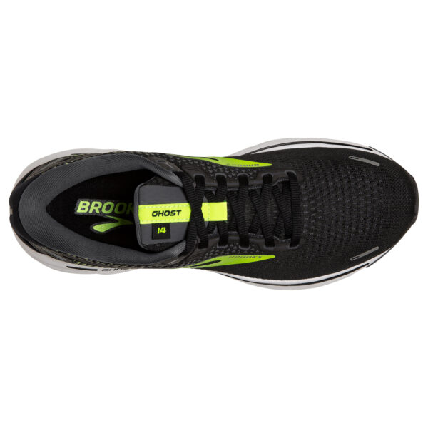 Brooks Men's Ghost 14 Wide - Black/Pearl/Nightlife - Image 5
